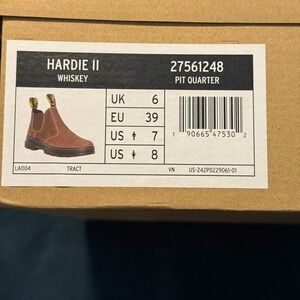 Dr. Martens Whiskey Brown Hardie II Ankle Boots